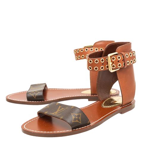 louis vuitton sandals monogram|Louis Vuitton passenger sandals.